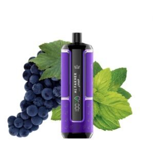 Al Fakher Crown Bar HyperMax 15K - Grape Mint