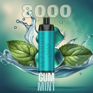 Al Fakher Vape 8000 Gum Mint Crown Bar