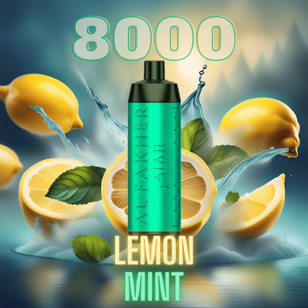 Al Fakher Vape 8000 Lemon Mint Crown Bar