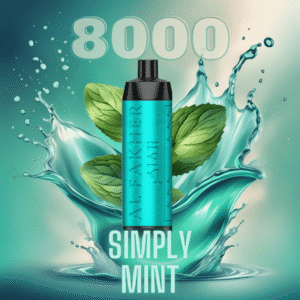 Al Fakher Vape 8000 Simply Mint Crown Bar