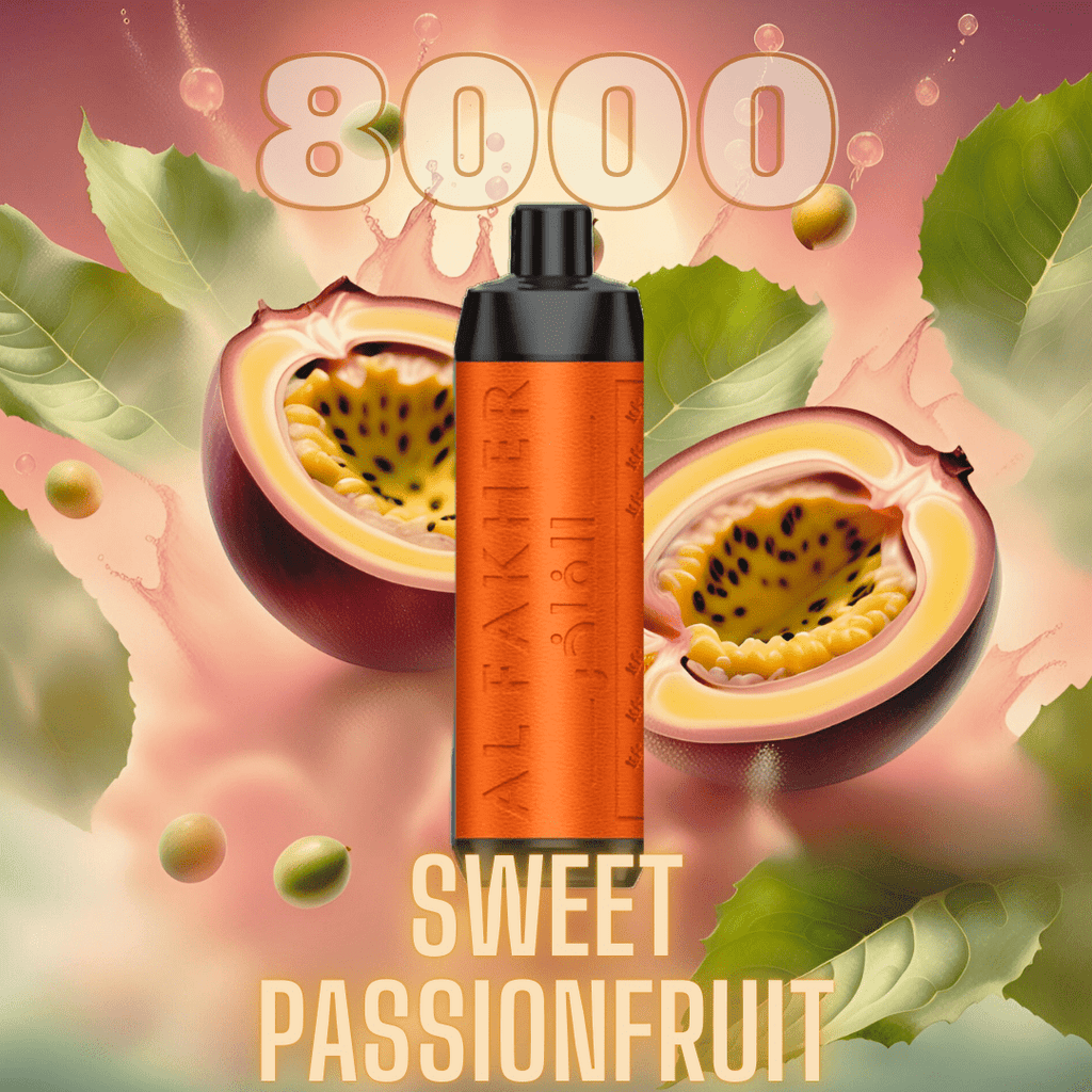 Al Fakher Vape 8000 Sweet Passionfruit Crown Bar